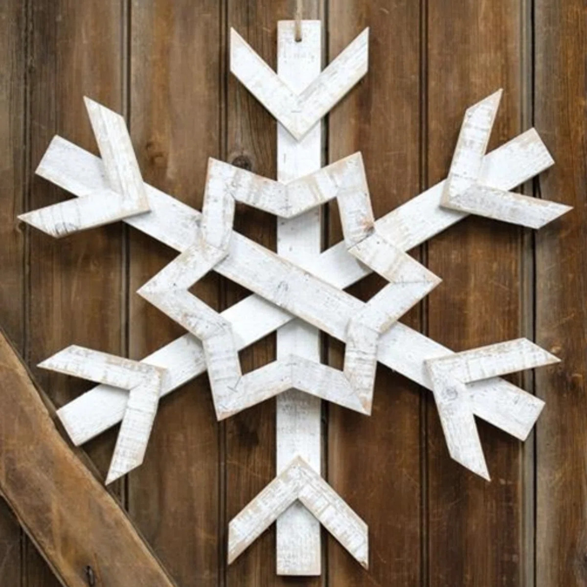 Wooden Jumbo Snowflake 20" | Wayfair North America