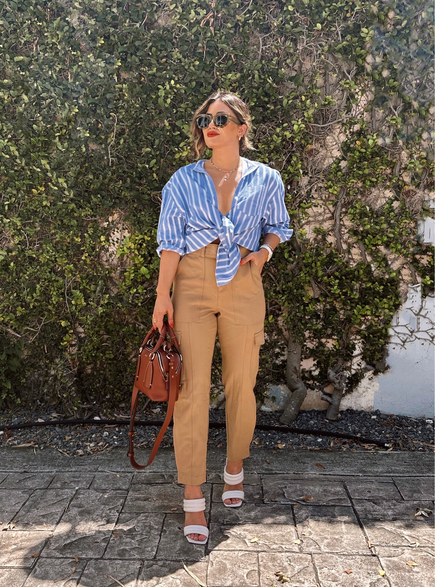 LOVE these pants. Posted a full review on sugarlovechic.com ❤️

They’re available in 4 colors and run TTS.

Cargo pants, petite outfits, old navy, button down, banana republic, Chloé bag, Steve Madden, work outfit, office style, ankle pants, dressy casual. 

#LTKstyletip #LTKunder100 #LTKFind