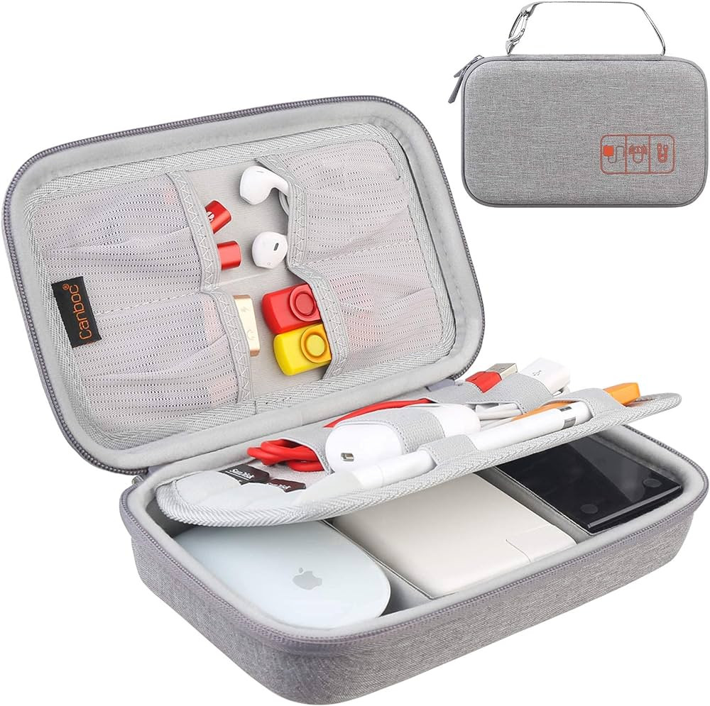 Canboc Hard Electronic Organizer Travel Case Electronics Accessories Cable Gadget Wire Storage Ba... | Amazon (US)