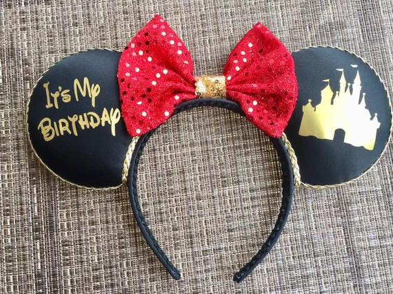 Birthday Mickey Ears Birthday Disney Ears | Etsy | Etsy (US)
