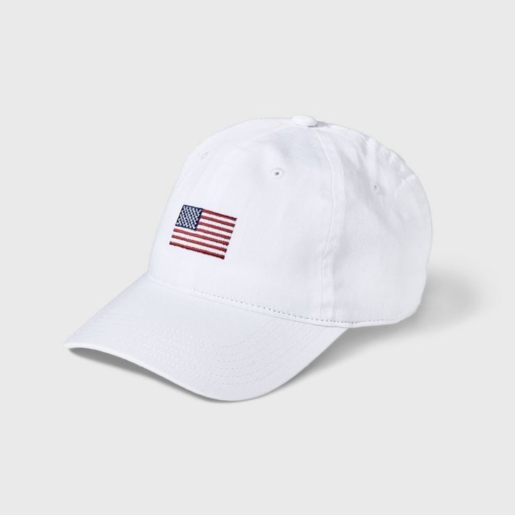 American Flag Dad Hat - White | Target