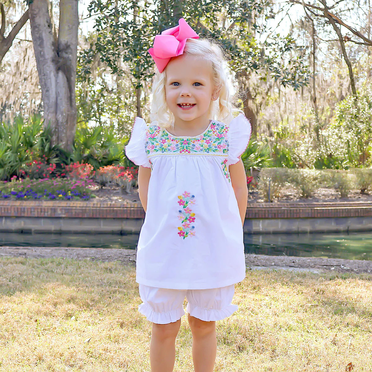 Fiesta Colorful Embroidered Bloomer Set | Classic Whimsy