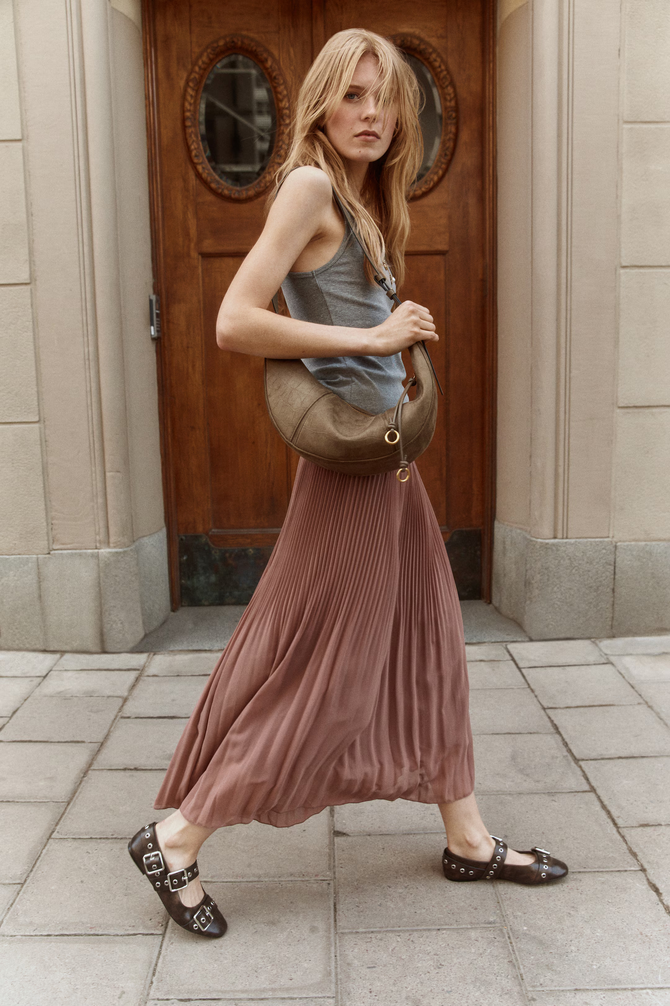 Pleated Chiffon Skirt | H&M (US + CA)
