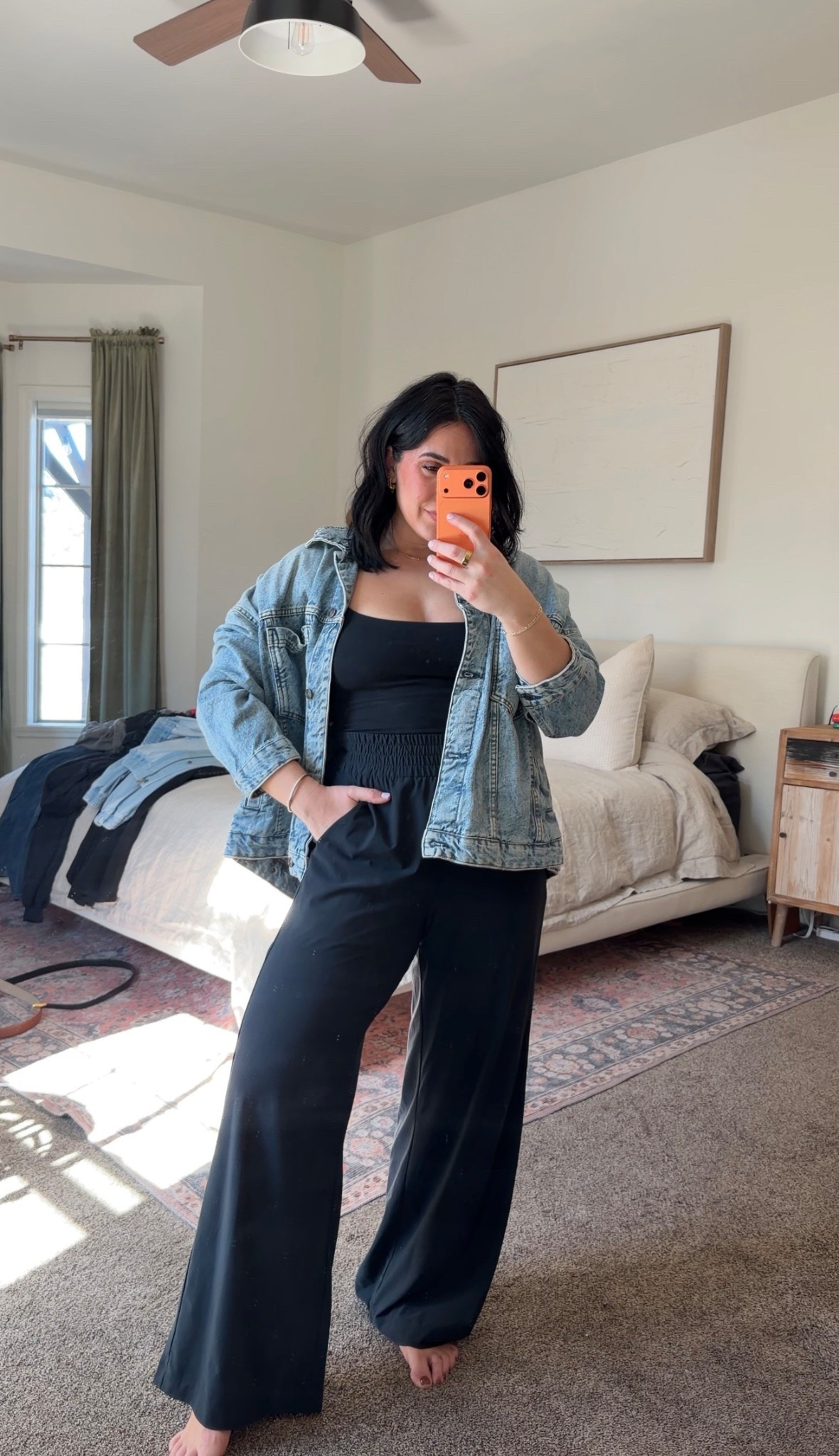 Spring outfit OOTD, pants are lulu lookalike from Amazon, I’m loving them! 
Size L 

#LTKSeasonal #LTKootd #LTKMidsize