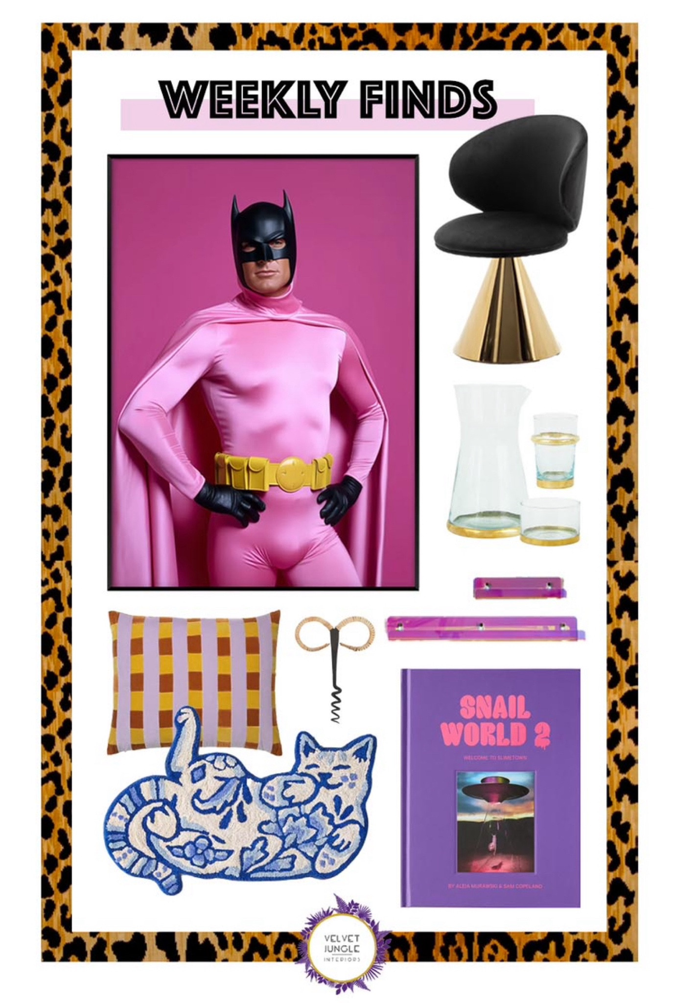 New finds drop !! Who needs a pink 60s Batman ? I do, I do !! 🙋‍♀️
Also, volume 2 of my favorite Snail World is out and it’s glorious don’t miss it 😎
Happy weekend !

#LTKhome #LTKstyletip