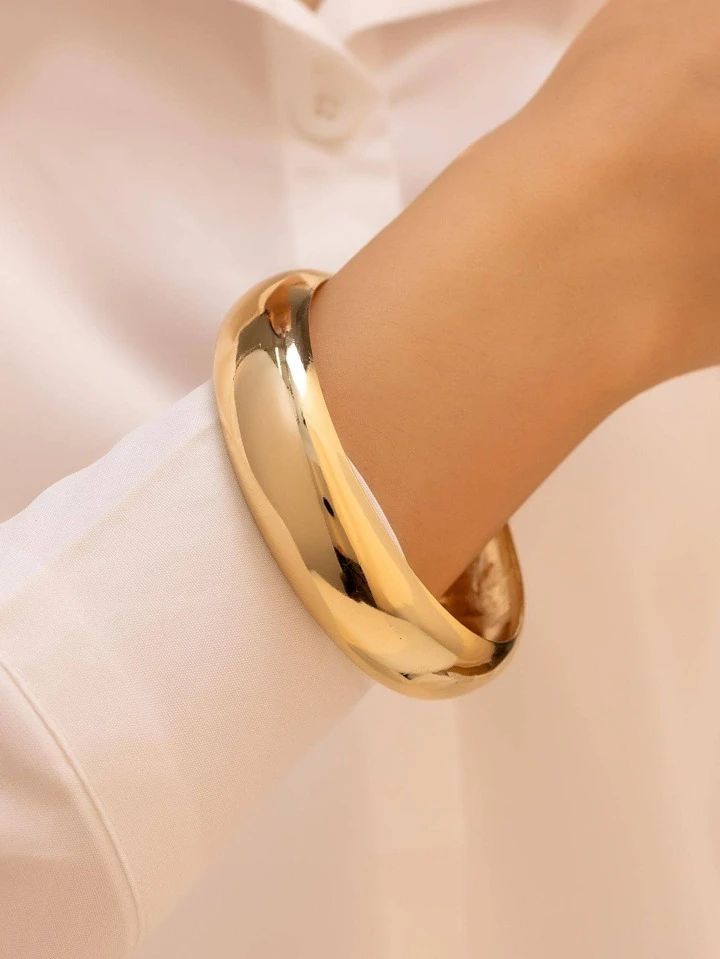 Minimalist Solid Bangle | SHEIN