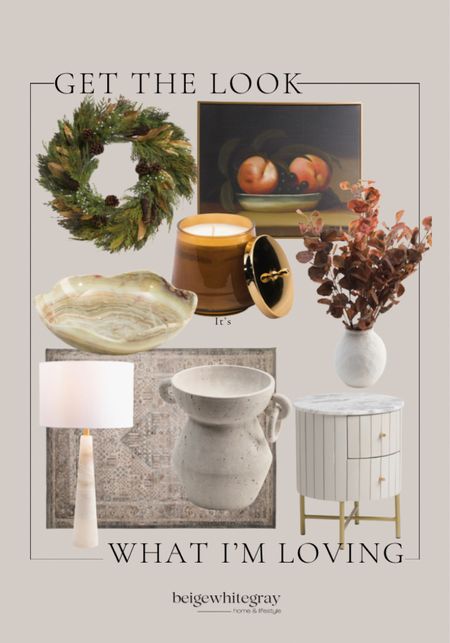 How pretty are the TJ Maxx finds!!! Let’s start with the beautiful art perfect for the season! The lamp, decorative bowl, and vase are also beautiful and the wreath too!! Check out these designer look for less beautiful finds! 

#LTKstyletip #LTKhome #LTKSeasonal