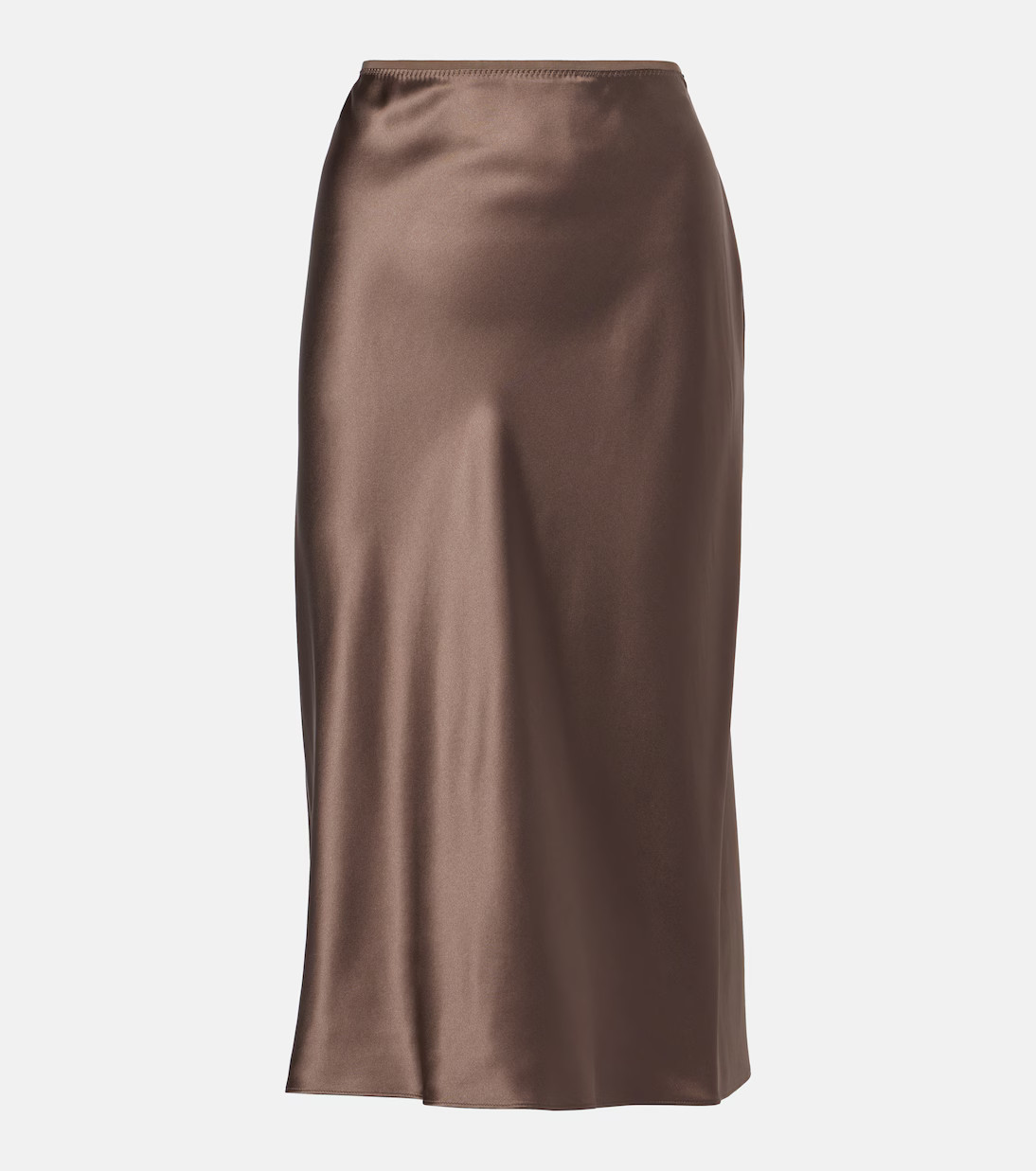 Isaak silk satin midi skirt | Mytheresa (INTL)