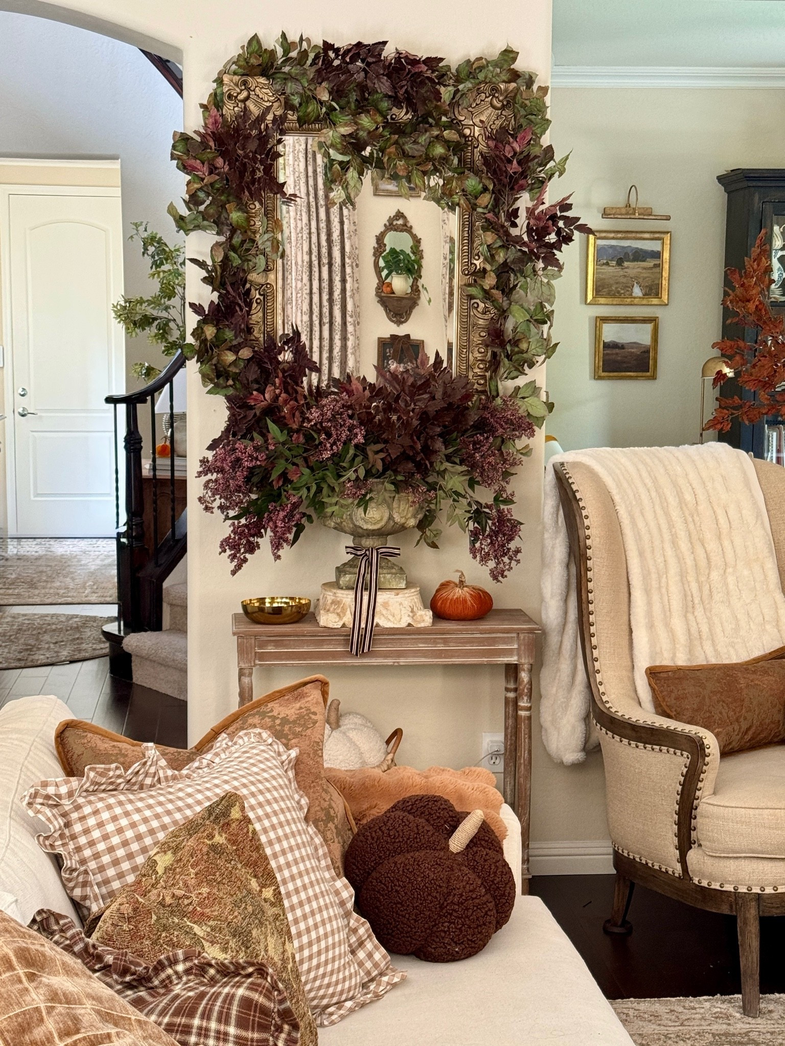 Fall florals, stems, garlands and pillows 🤎

#LTKHome