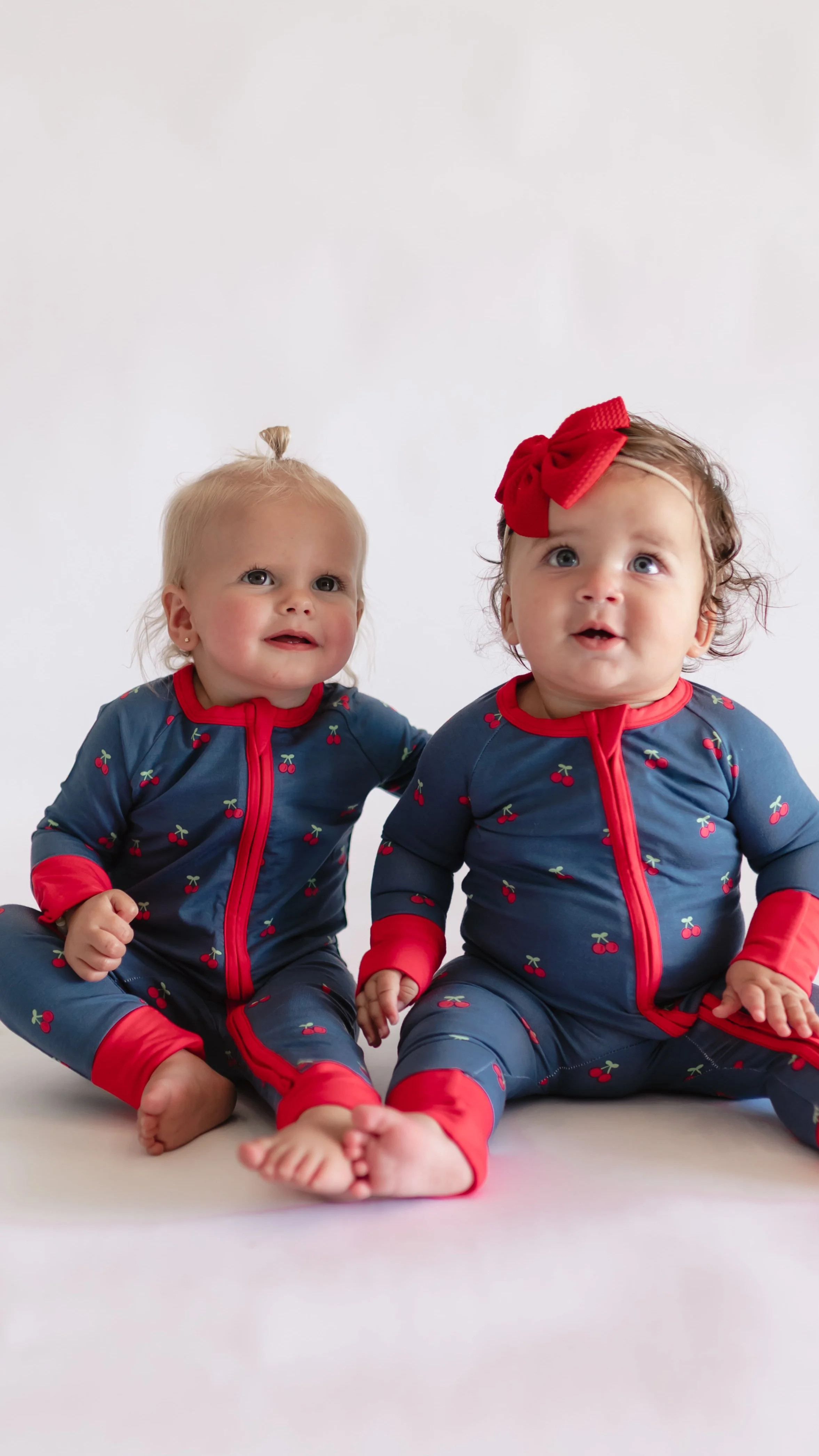 Infant Romper in Cherries 0-3 Months | Silks Design