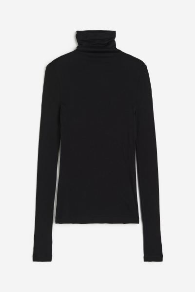 Rollkragenshirt aus Baumwolle | H&M (DE, AT, CH, DK, NL, NO, FI)