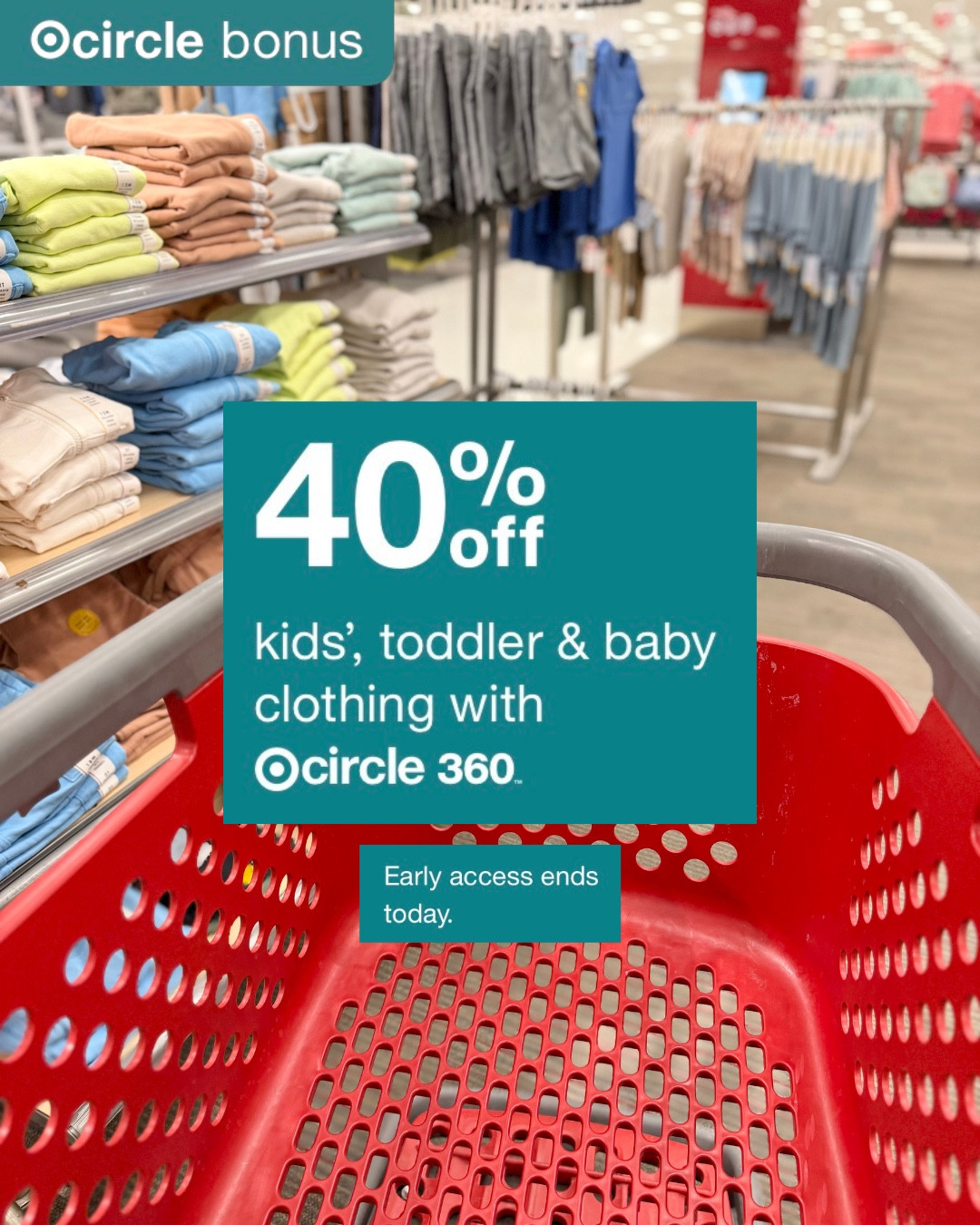 Target Circle 360 members get early access to the sale today! 40% off some of my favorite toddler outfits!

#toddlerboystyle #targetsale #targetstyle #toddlergirlclothes #toddlerfashion

#LTKSeasonal #LTKKids #LTKSaleAlert