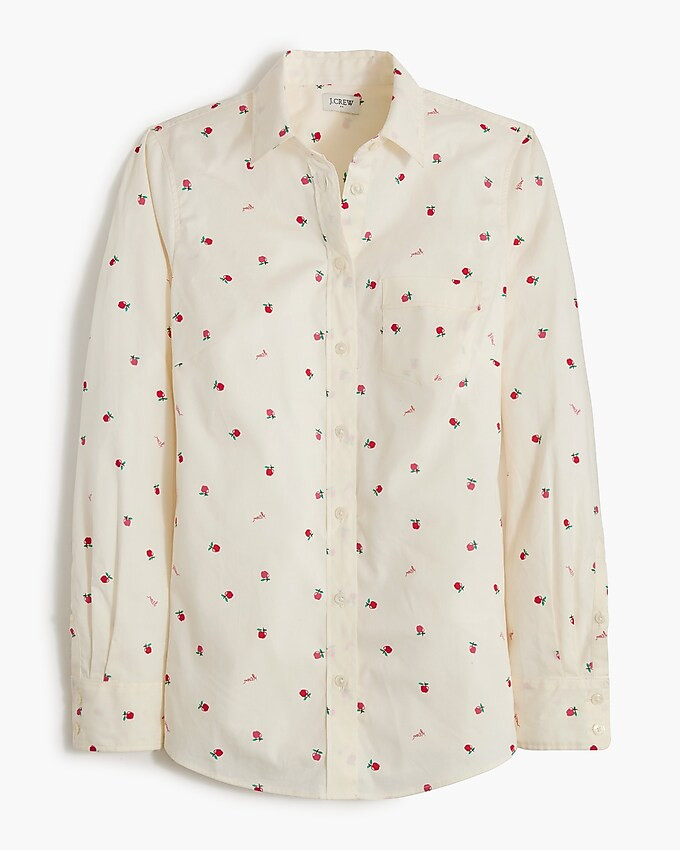 Button-up cotton poplin shirt in signature fit | J.Crew Factory
