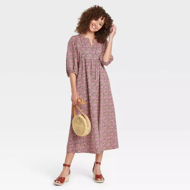 Women's Balloon Long Sleeve Dress - Universal Thread™ | Target