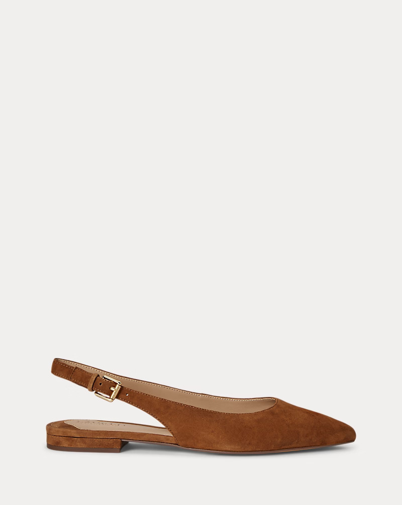 Londyn Suede Slingback Flat | Ralph Lauren (UK)