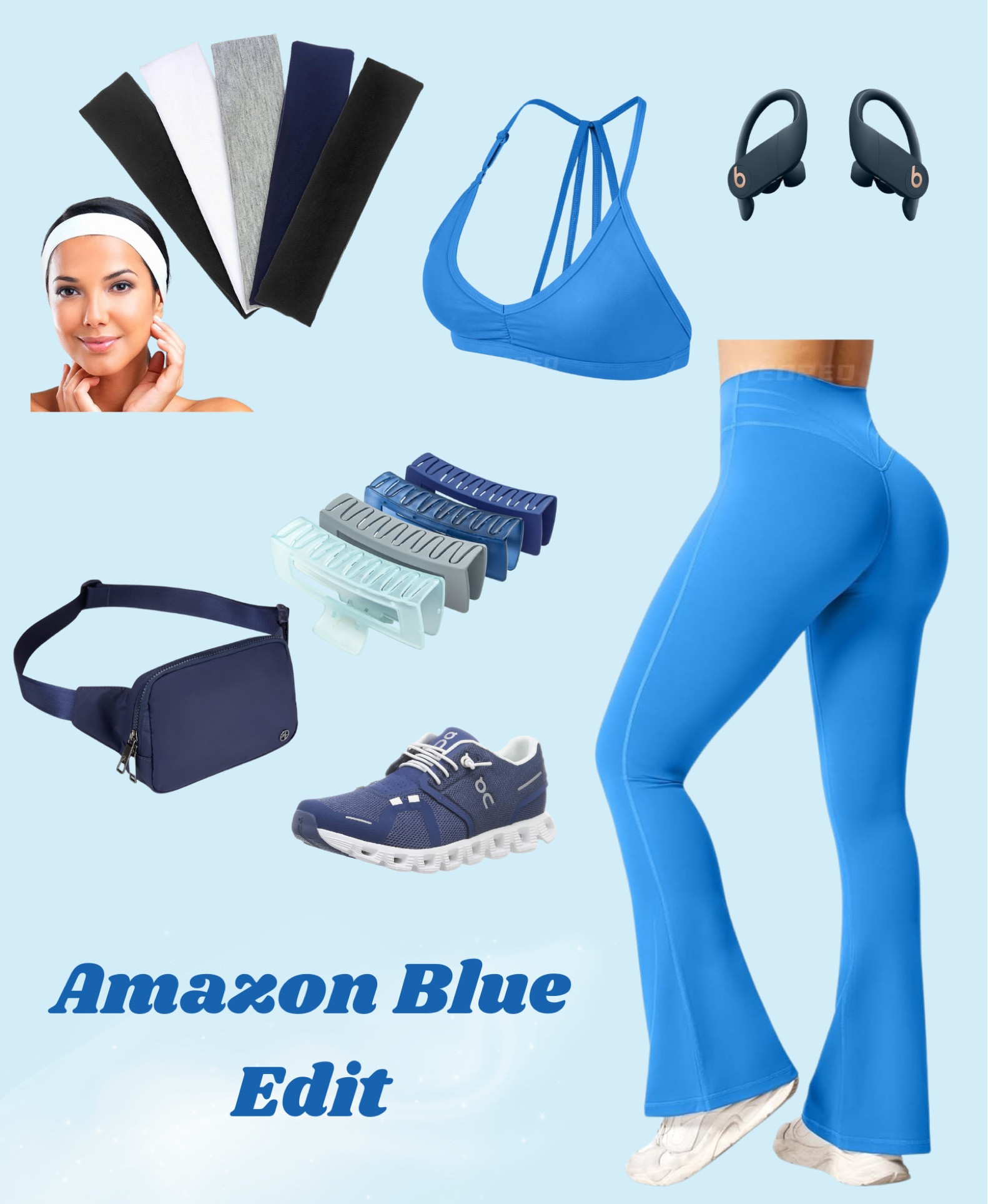 Amazon Blue Edit 💙 
#amazon #amazonfinds #blue #amazongifts #workout #workoutclothes 

#LTKGiftGuide #LTKstyletip #LTKfindsunder50
