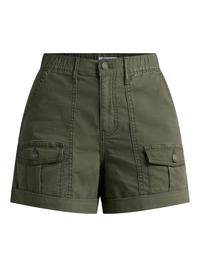 Time and Tru Women's Utility Short, 4" Inseam, Size Range 2-20 | Walmart (US)