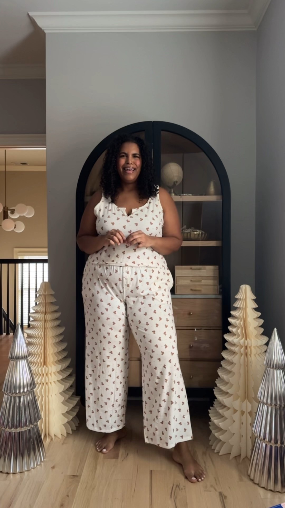 Under $20 pajama set from Walmart. Would make the perfect gift, available in extended sizes through 3X. I’m wearing the 2x in these. 

#LTKPlusSize #LTKHoliday #LTKGiftGuide