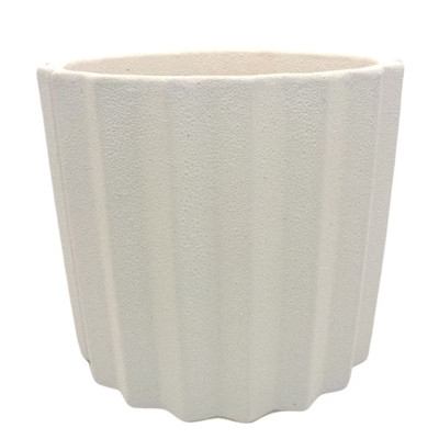 Origin 21 10.8-in W x 11.2-in H Matte White Glazed Ceramic Nursery Planter Lowes.com | Lowe's