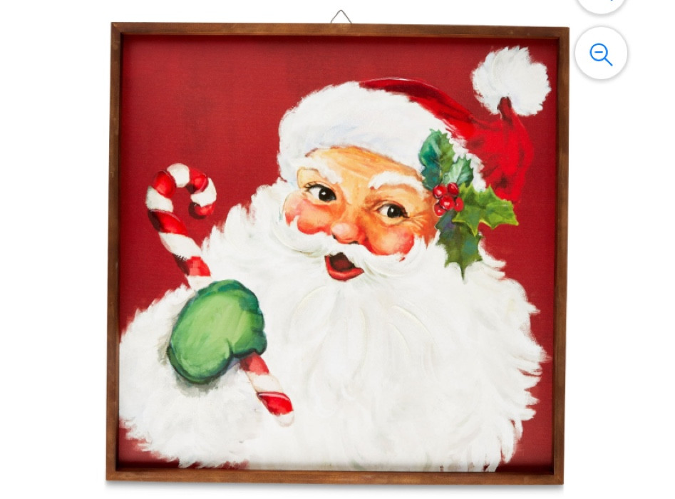 Santa wood wall decor! Christmas wall decor! Walmart Christmas decor 