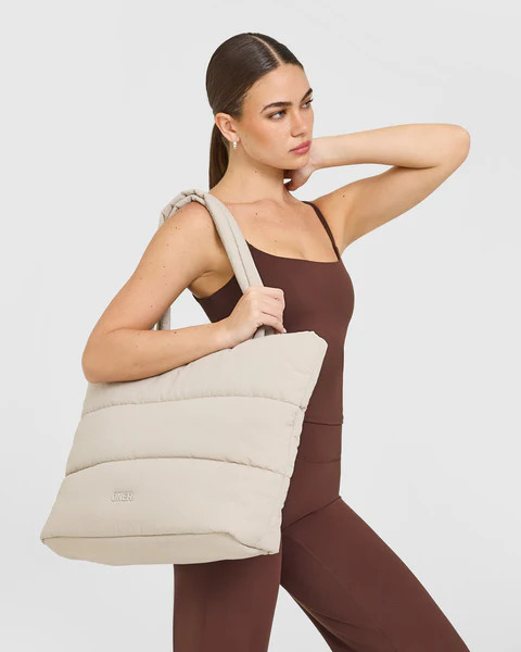 Quilted Tote Bag 
 Sand | Oner Active (UK / US)