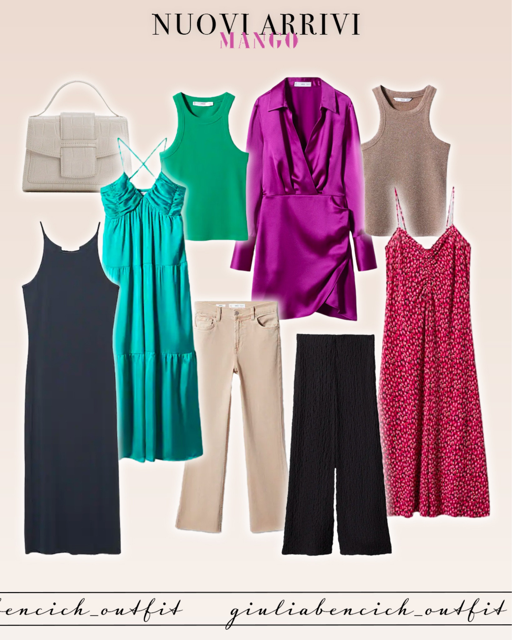 Nuovi arrivi mango // Borsa bianca //  Abito lungo // Pantaloni flare  // Top colorato // Abito a fiori 

#LTKFind #LTKeurope #LTKunder50