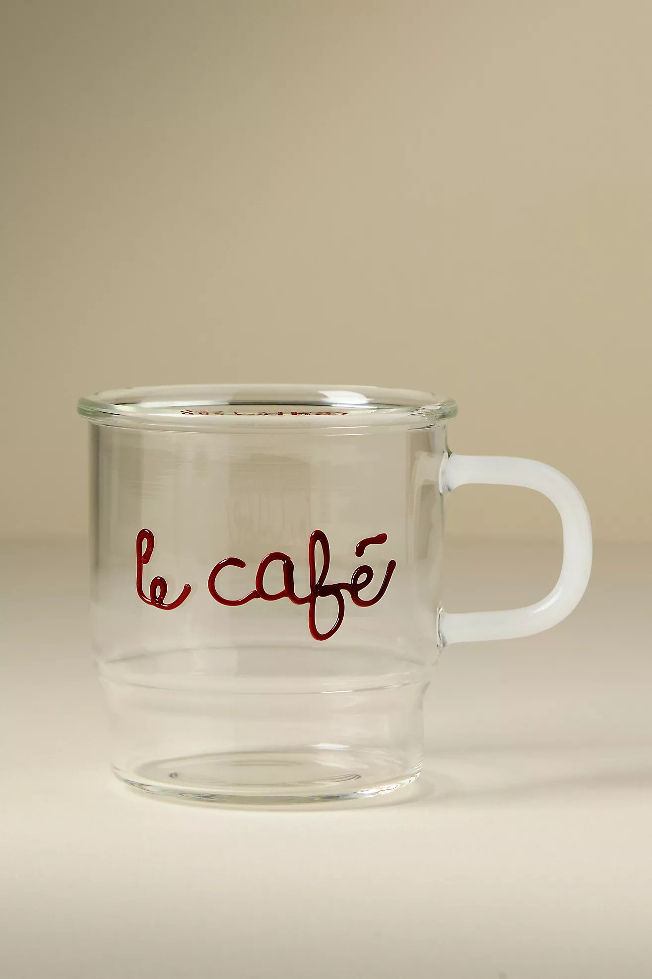 Love Notes Glass Mug | Anthropologie (US)