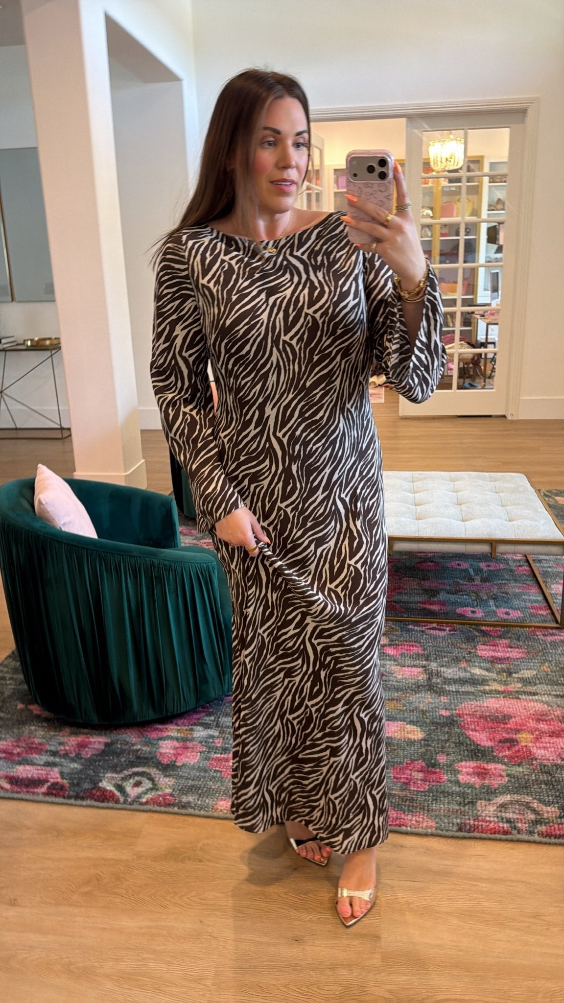 curvy midsize look from the Nordstrom Anniversary Sale! wearing size large in zebra maxi dress 😍

#LTKSeasonal #LTKMidsize #LTKSaleAlert