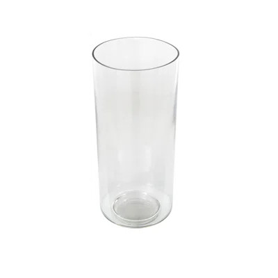 Perry Cole And Grey Glass Wide Vase | Wayfair North America