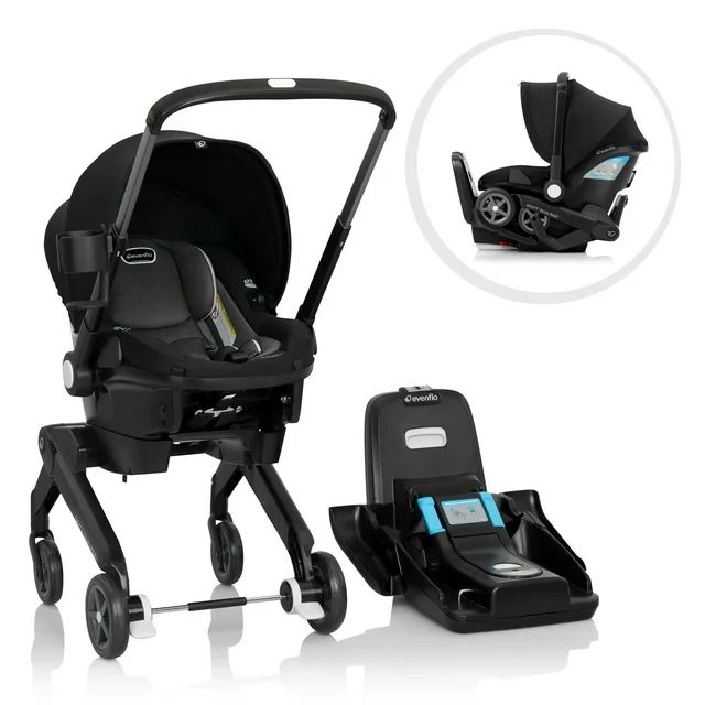 Evenflo Shyft DualRide Infant Car Seat and Stroller Combo (Beaufort Black), Unisex | Walmart (US)