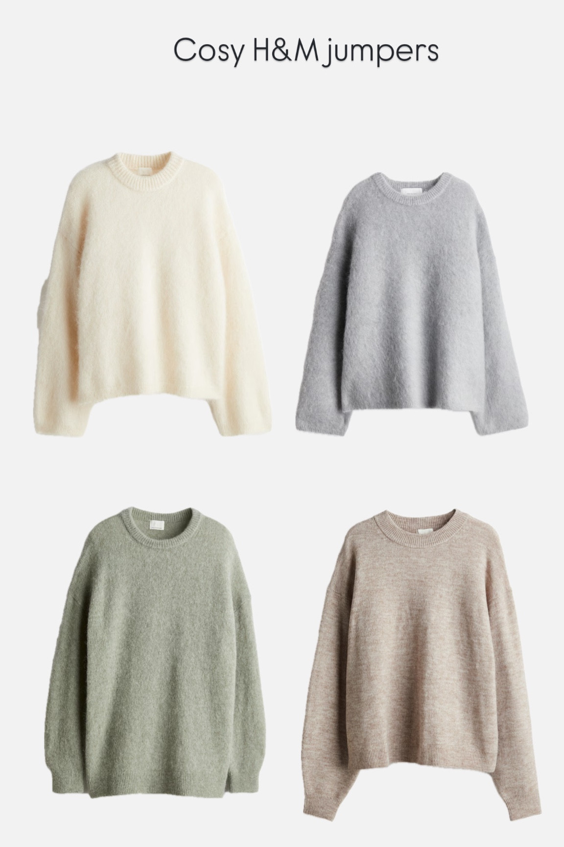 H&M cosy jumpers 🍂

#LTKuk #LTKeurope #LTKautumn