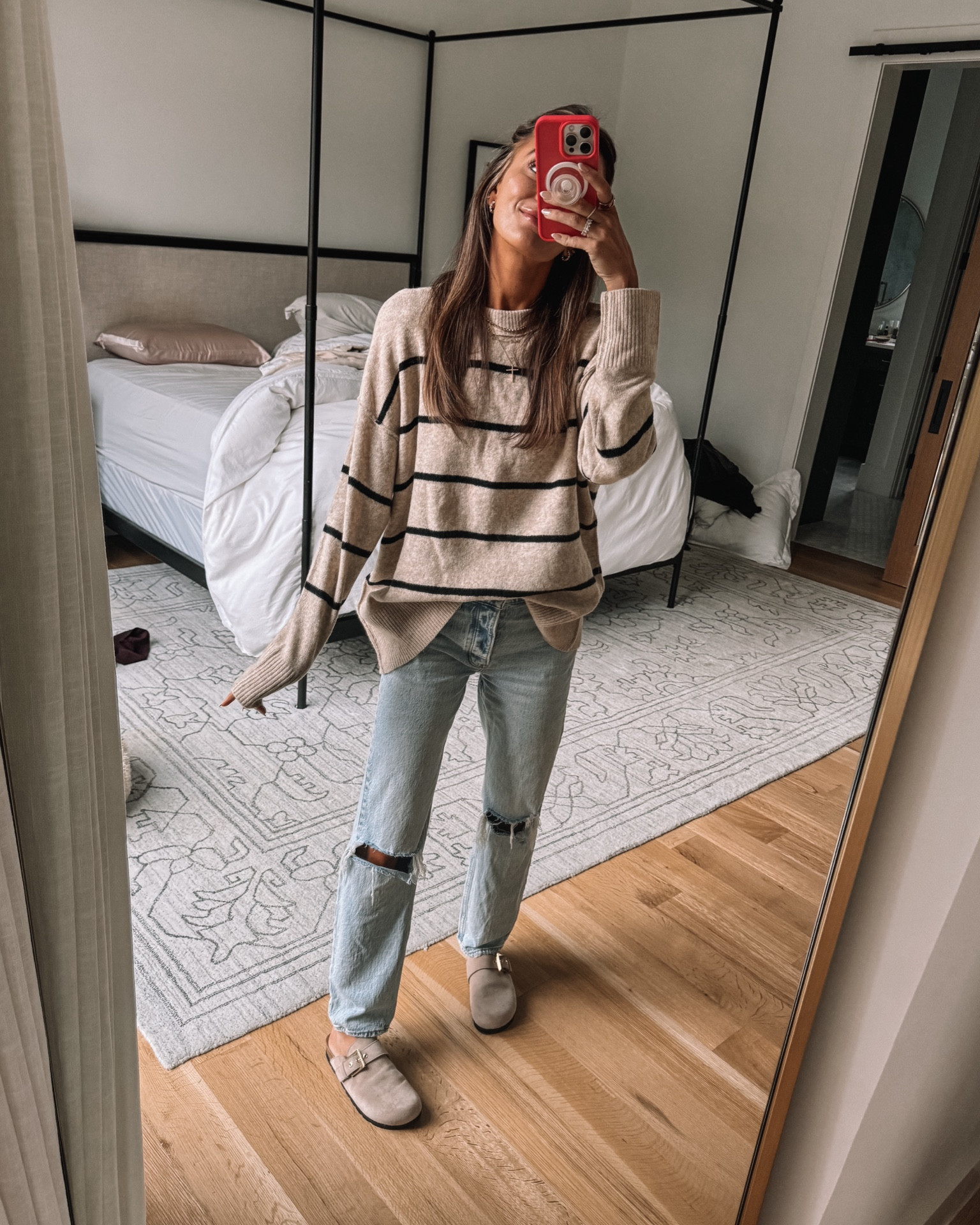 the coziest sweater on sale for $41. wearing size small 

#LTKfindsunder50