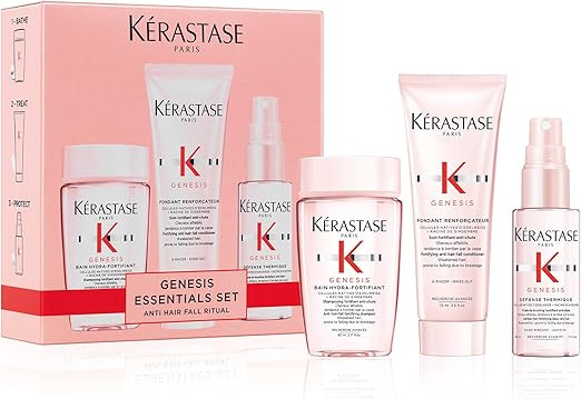 Kérastase Genesis Travel-Size Discovery Gift Set, With Shampoo, Conditioner and Blow-Dry Spray, ... | Amazon (UK)