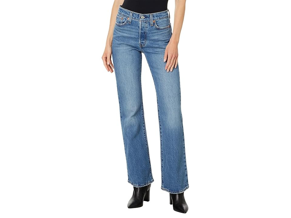 Levi's(r) Premium Wedgie Boot Women's Jeans Fair Point : 25 32, Cotton/Denim/Elastane | Zappos