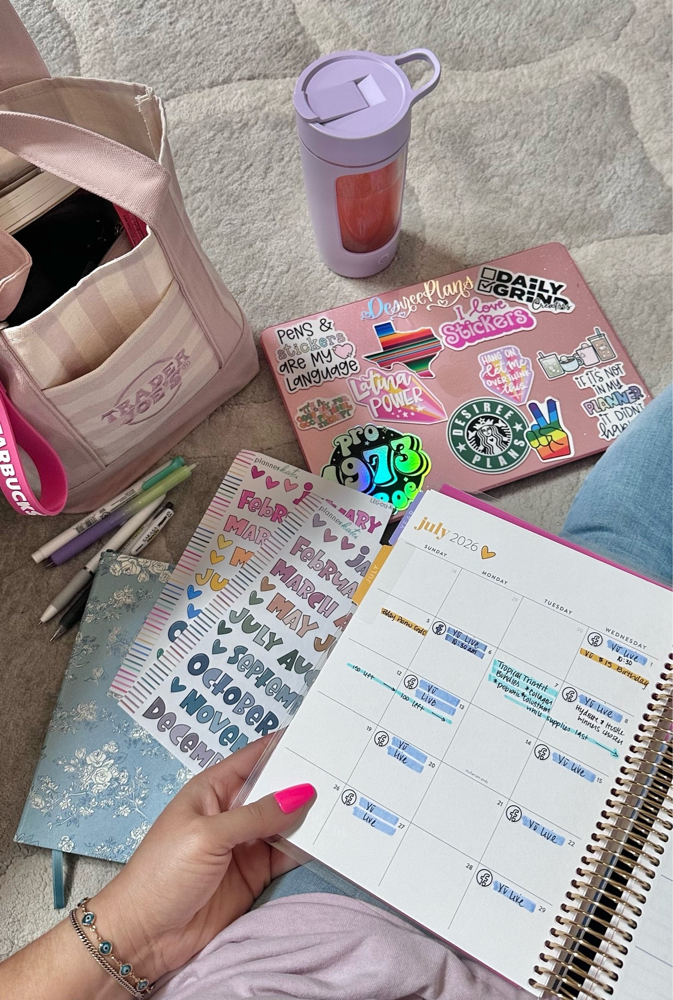 Updating my Monthly Planner

Erin Condren | Planner | Wellness | content creator | stickers | planning | productivity

#LTKselfcare #LTKmorningroutine #LTKSaleAlert