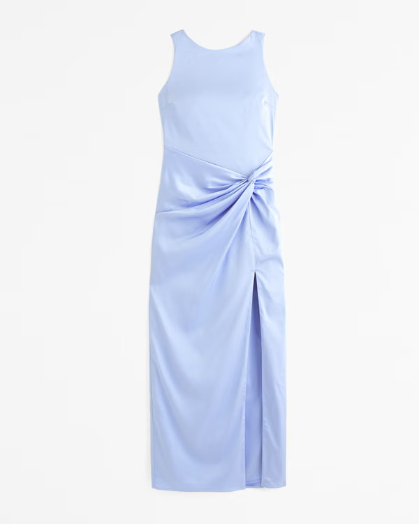 Draped Skirt Maxi Dress | Abercrombie & Fitch (US)