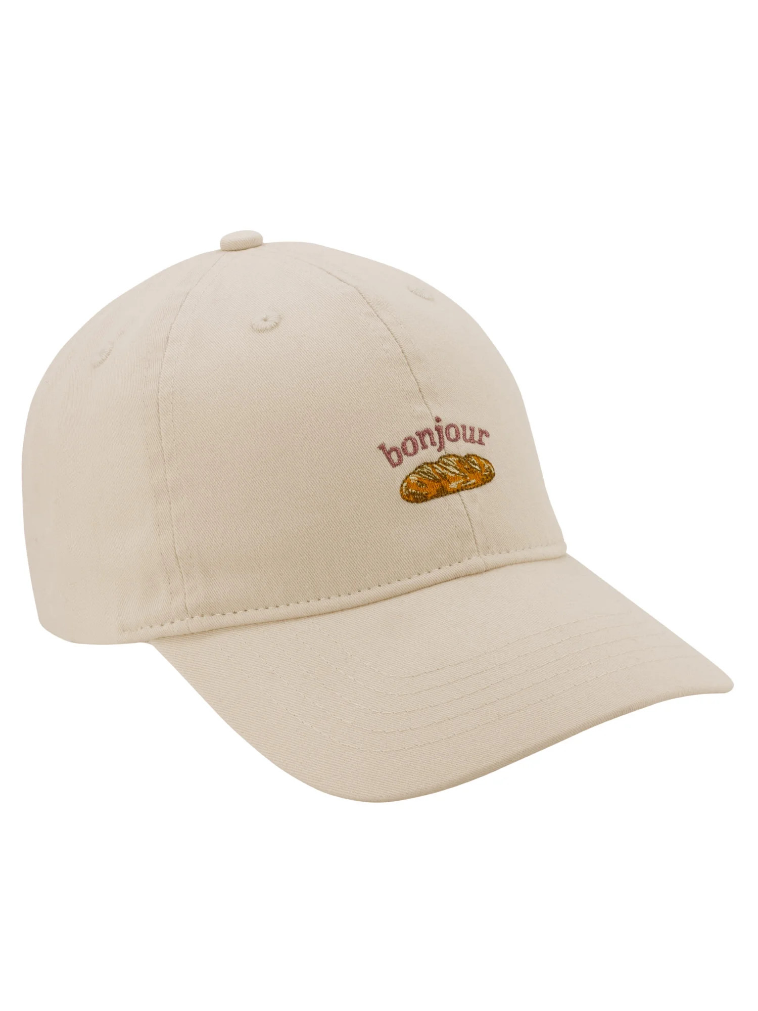 Time and Tru Bonjour Cotton Baseball Hat | Walmart (US)