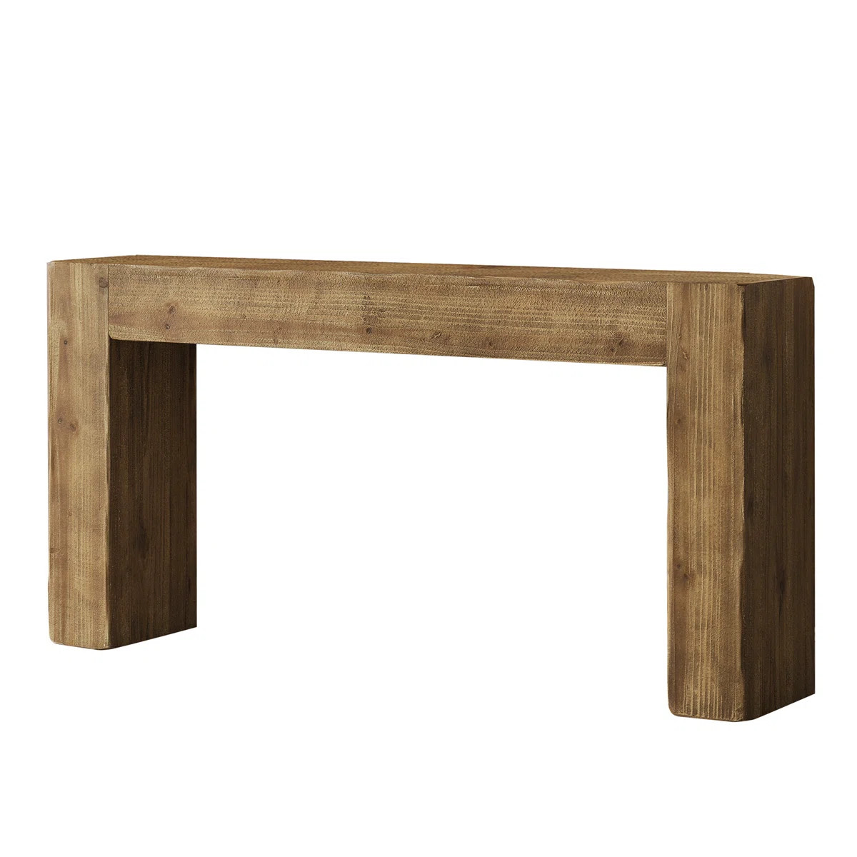 63-Inch Solid Wood Console Table, Farmhouse Entryway Table, Sofa Table | Wayfair North America