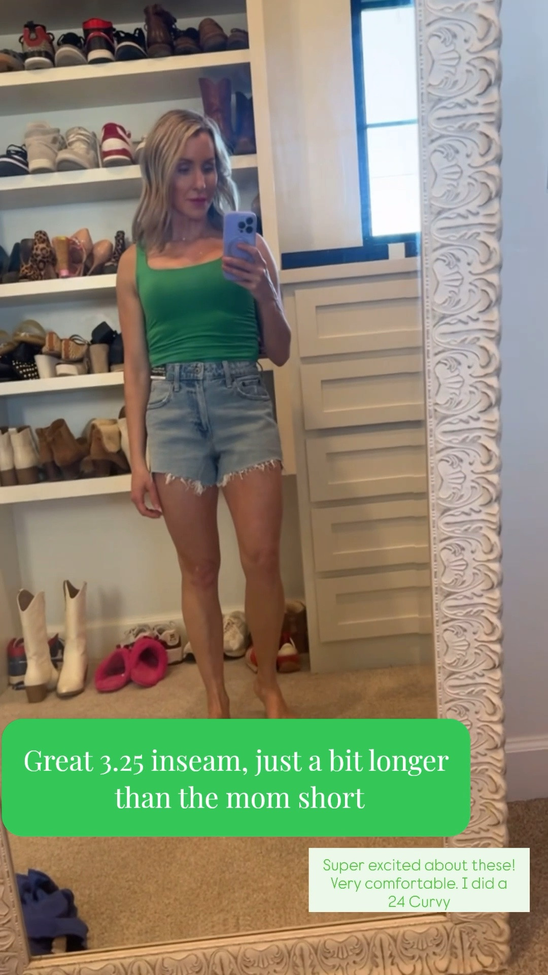 Jean shorts are so hard to find and I’m really happy with these. Lightweight denim. I got 24 curvy. They’re currently on sale exclusively in LTK!

#LTKxAbercrombie #LTKootd #LTKmomlife