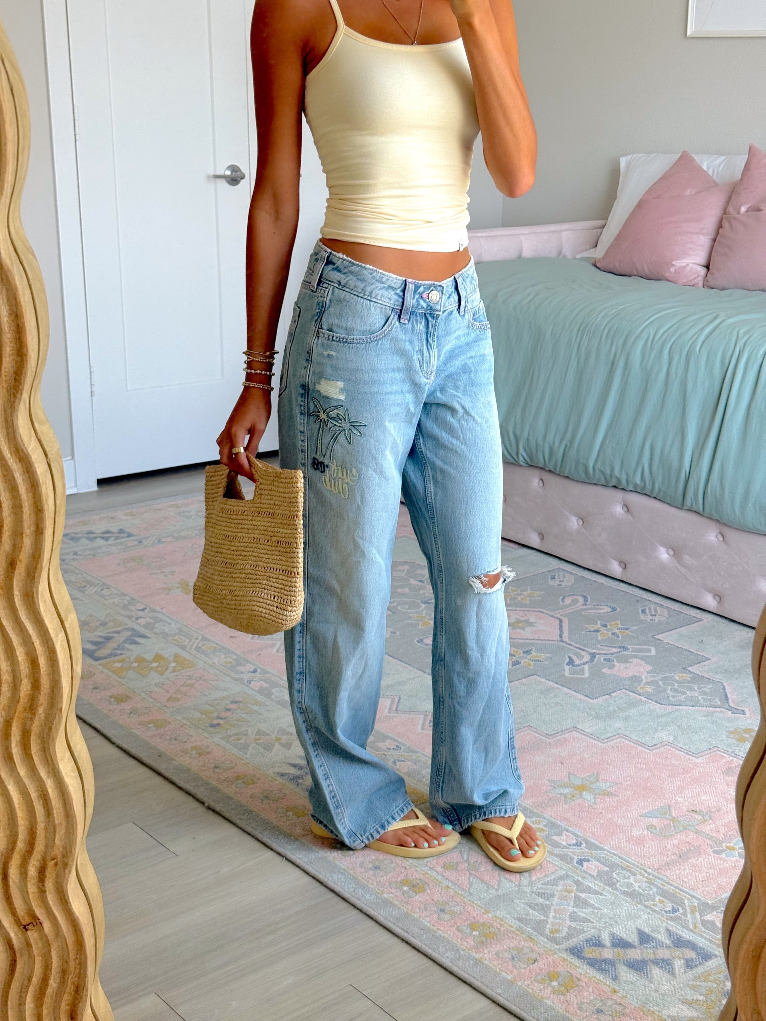 cute spring outfit ideas from Hollister! - 30% off spring break styles 💕🌸 wearing XS in dresses and tops + 00 regular in jeans 

#LTKootd