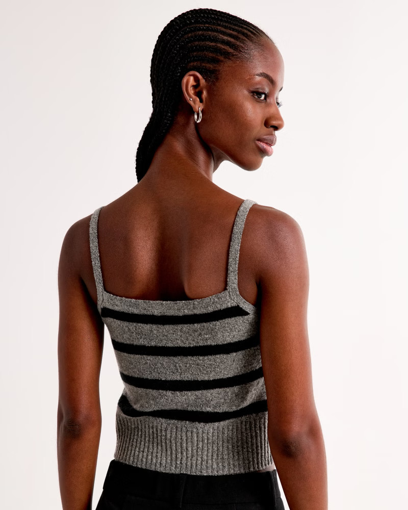 Striped Tank & Crew Cardigan Set | Abercrombie & Fitch (US)