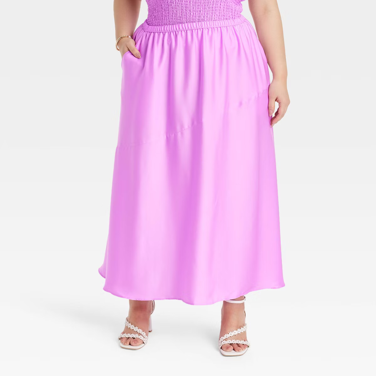 Women's Maxi A-Line Slip Skirt - A New Day™ | Target