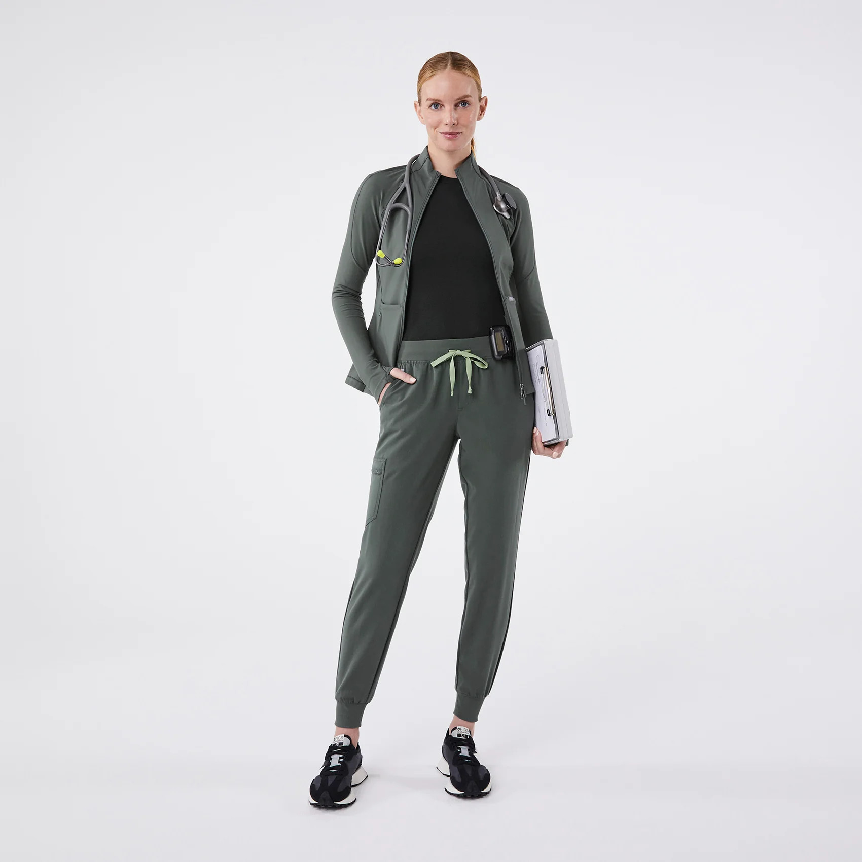 Women's ContourKnit Scrub Jacket™ - Bonsai · FIGS | FIGS