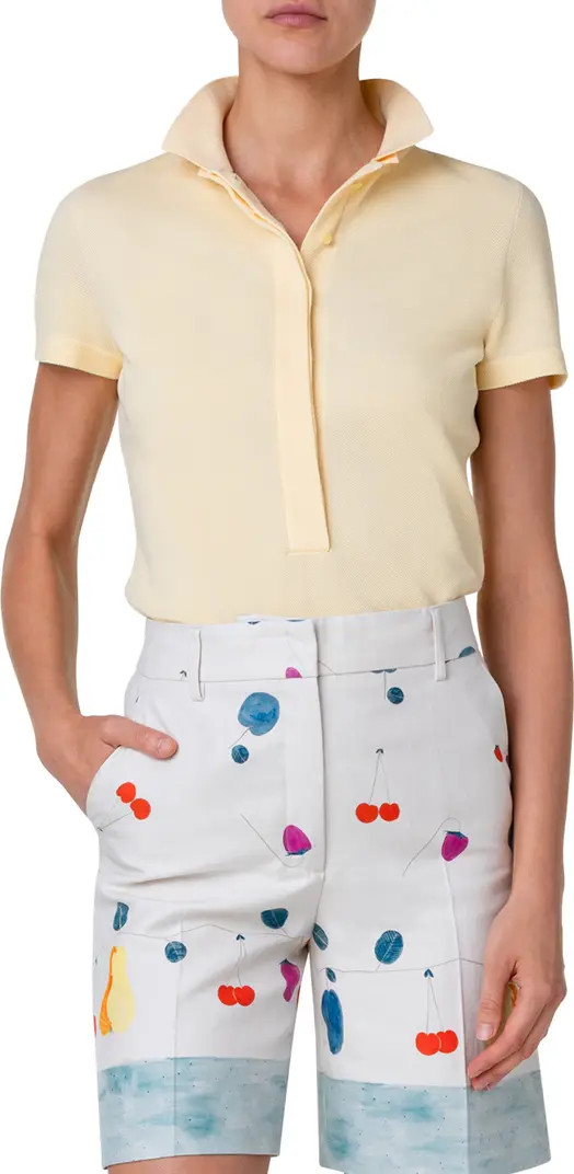 Akris Cotton Polo | Nordstrom | Nordstrom