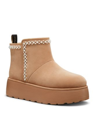 Women's Nellie Pearl Flatform Boots | Bloomingdale's (US)