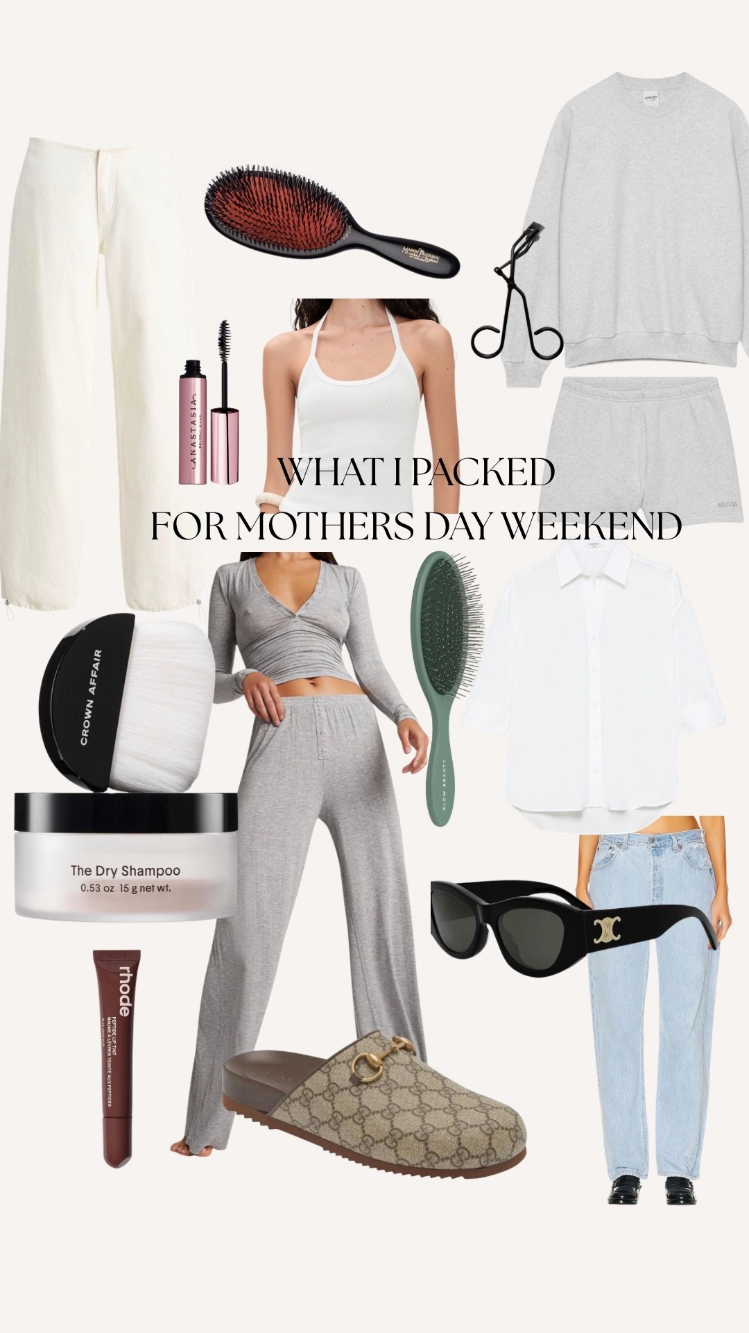 WHAT I PACKED FOR MOTHERS DAY WEEKEND

#LTKTravel #LTKBeauty #LTKootd