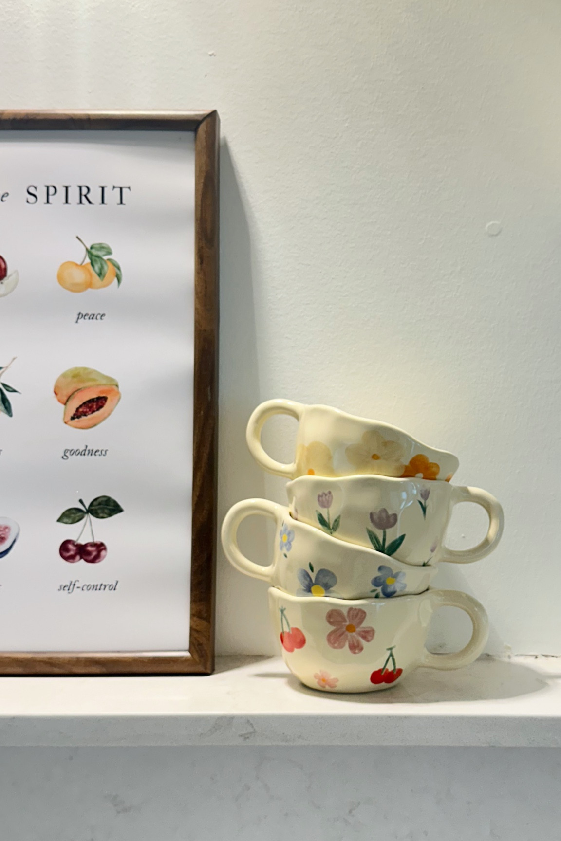 love these little amazon tea cups!!! cute little corner in my kitchen 🫶🏼

amazon, tea cups, mugs, kitchen decor, coffee cup, ceramic 

#LTKhome #LTKfamily