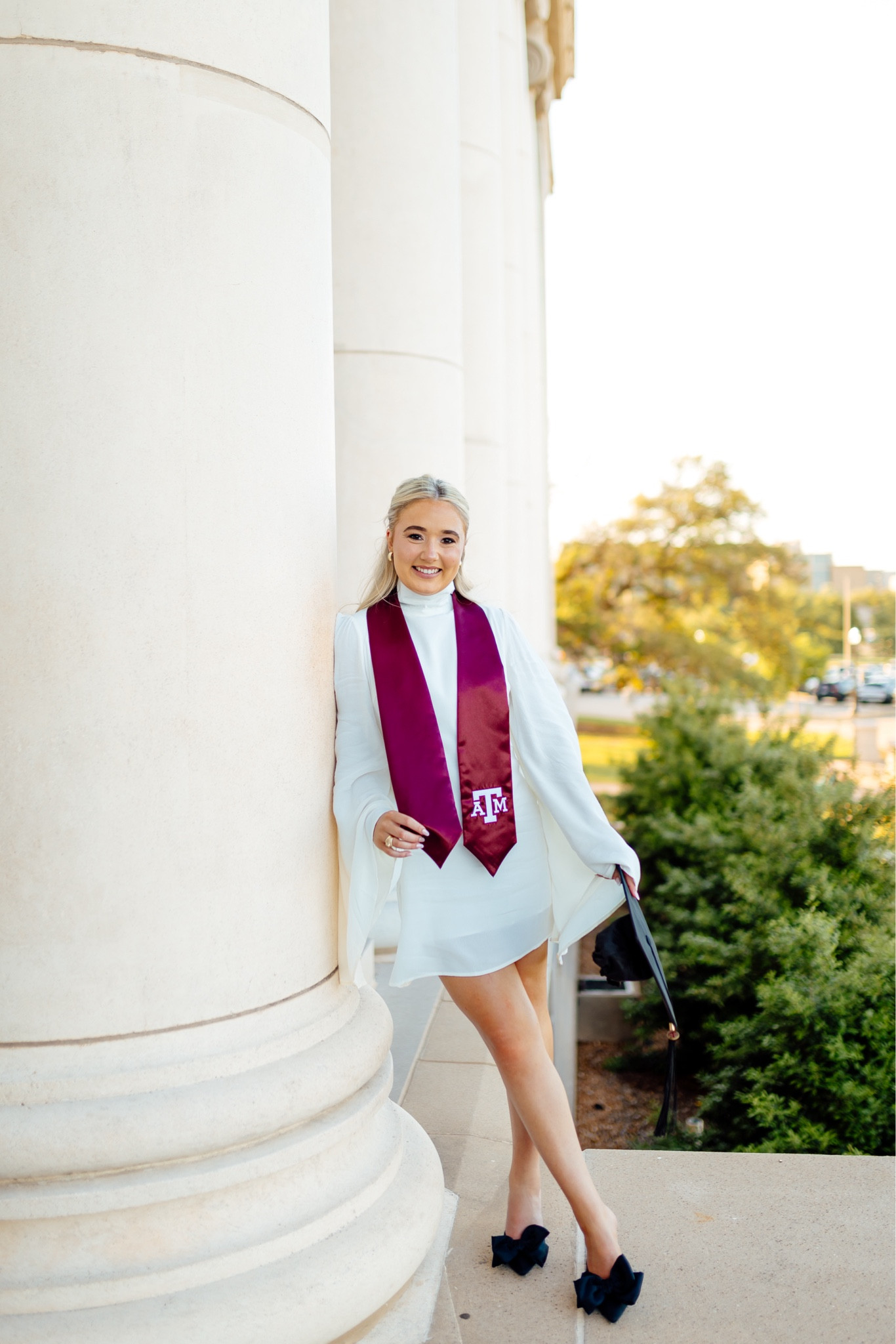 Calling all Grads & Brides!!! The most beautiful white dress! 🤍🤍🤍
& the CUTEST bow shoes!!! 

#LTKshoecrush #LTKwedding
