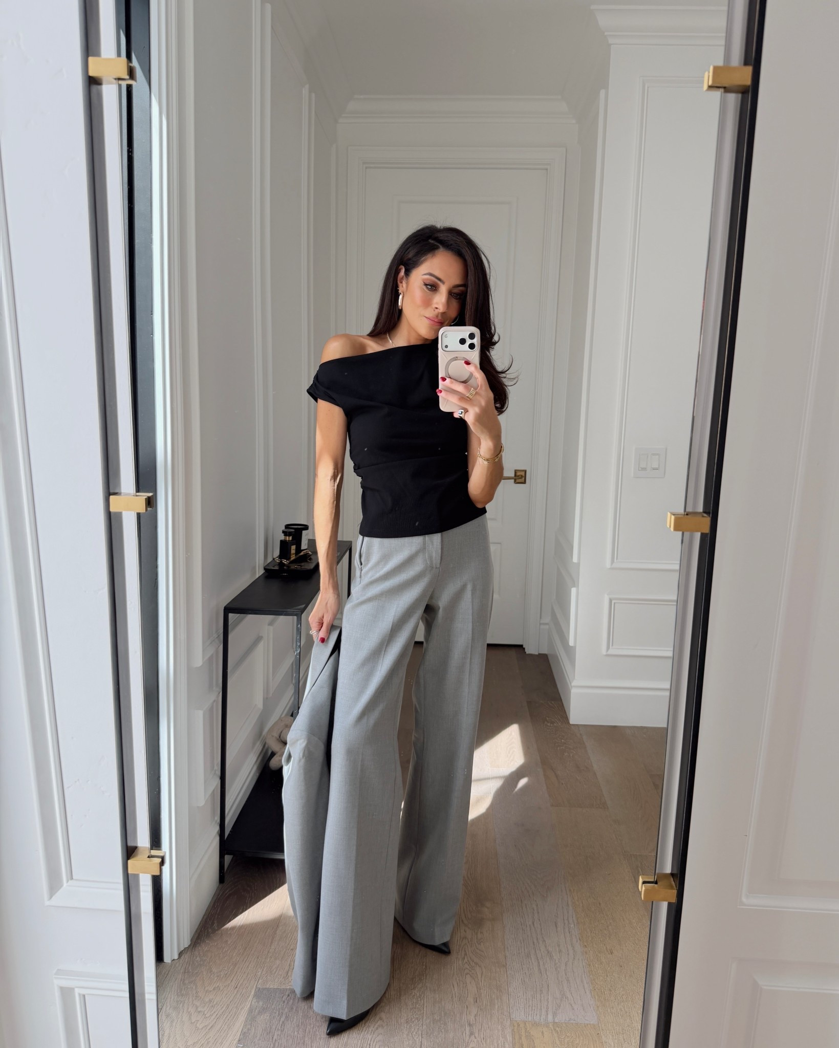 Workwear doesn’t have to be boring OR uncomfortable, thank you @Spanx  Well Suited Collection! Every piece can be mixed and matched, it’ll take you from office to dinner effortlessly and is machine washable! Use CODE: LUCYSWHIMSXSPANX for 15% off first order & free shipping! #Spanxpartner
Blazer XS
Vest XXS
Top XS
Pants XXS tall 
Jumpsuit XS tall 

#LTKOver40 #LTKSeasonal