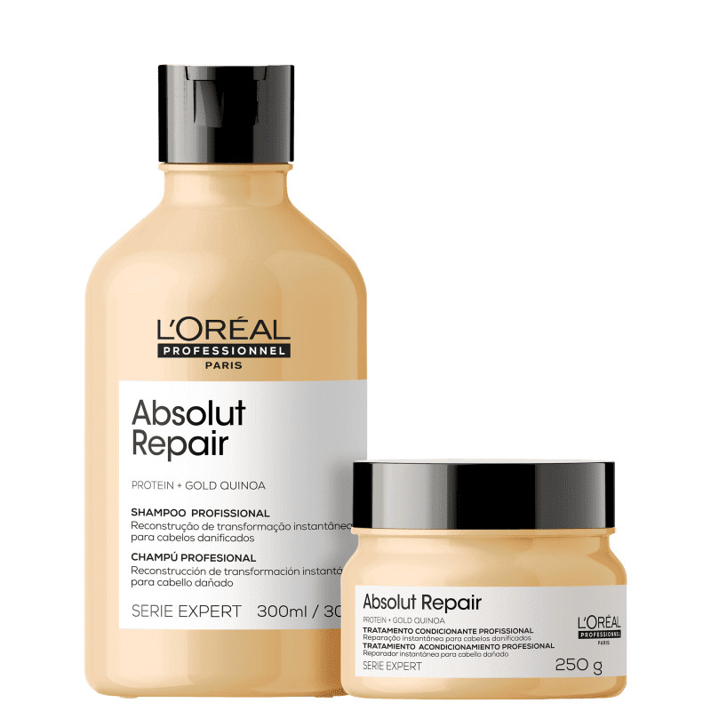 Kit L'Oréal Professionnel Gold Quinoa + Protein | Beleza na Web | Beleza Na Web (BR)